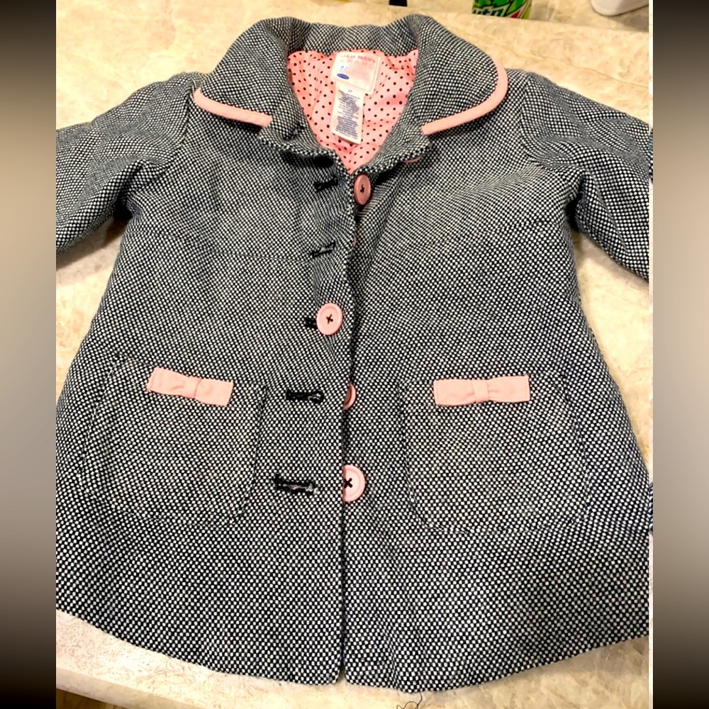 Girls peacoat jacket coat 3t